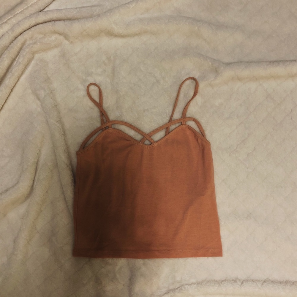 FOREVER 21 pink strappy tank top